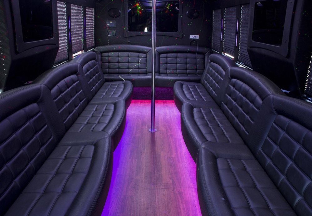 Ford 25 Passenger Limo Party Bus Inside 02