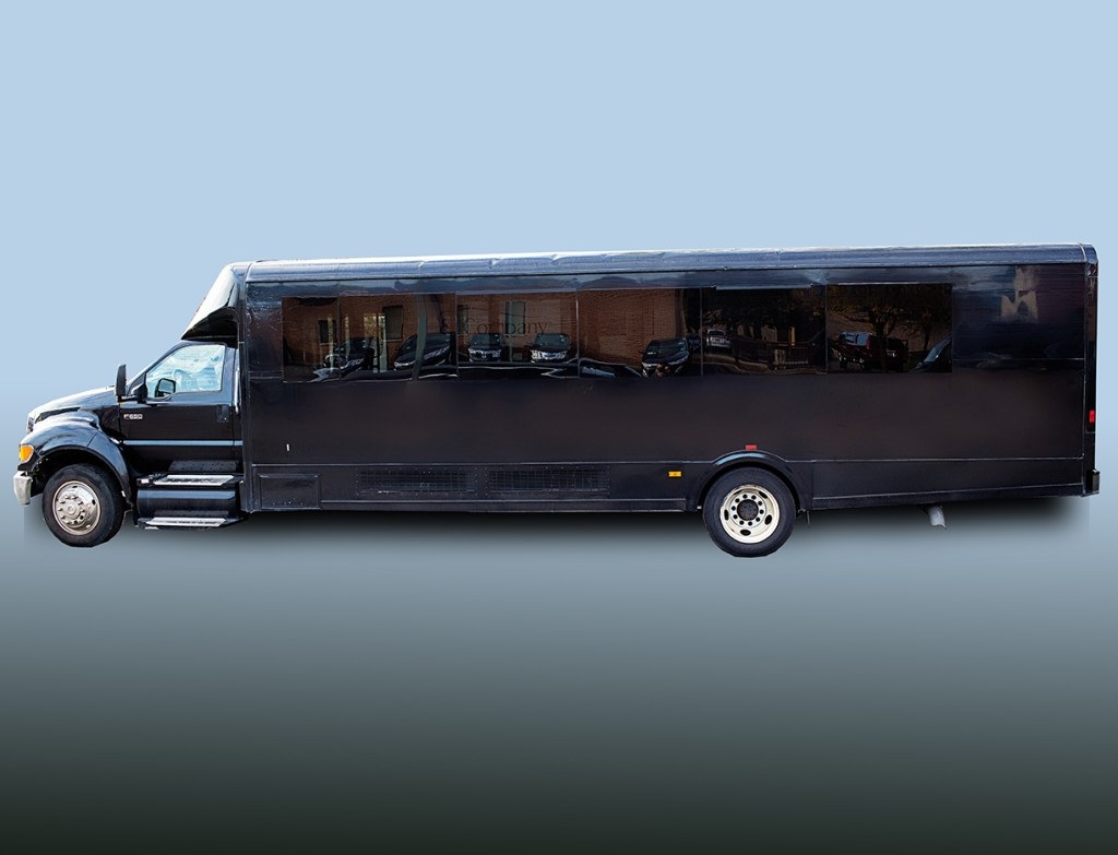 Ford 35 Passenger Limo Party Bus Driver Side