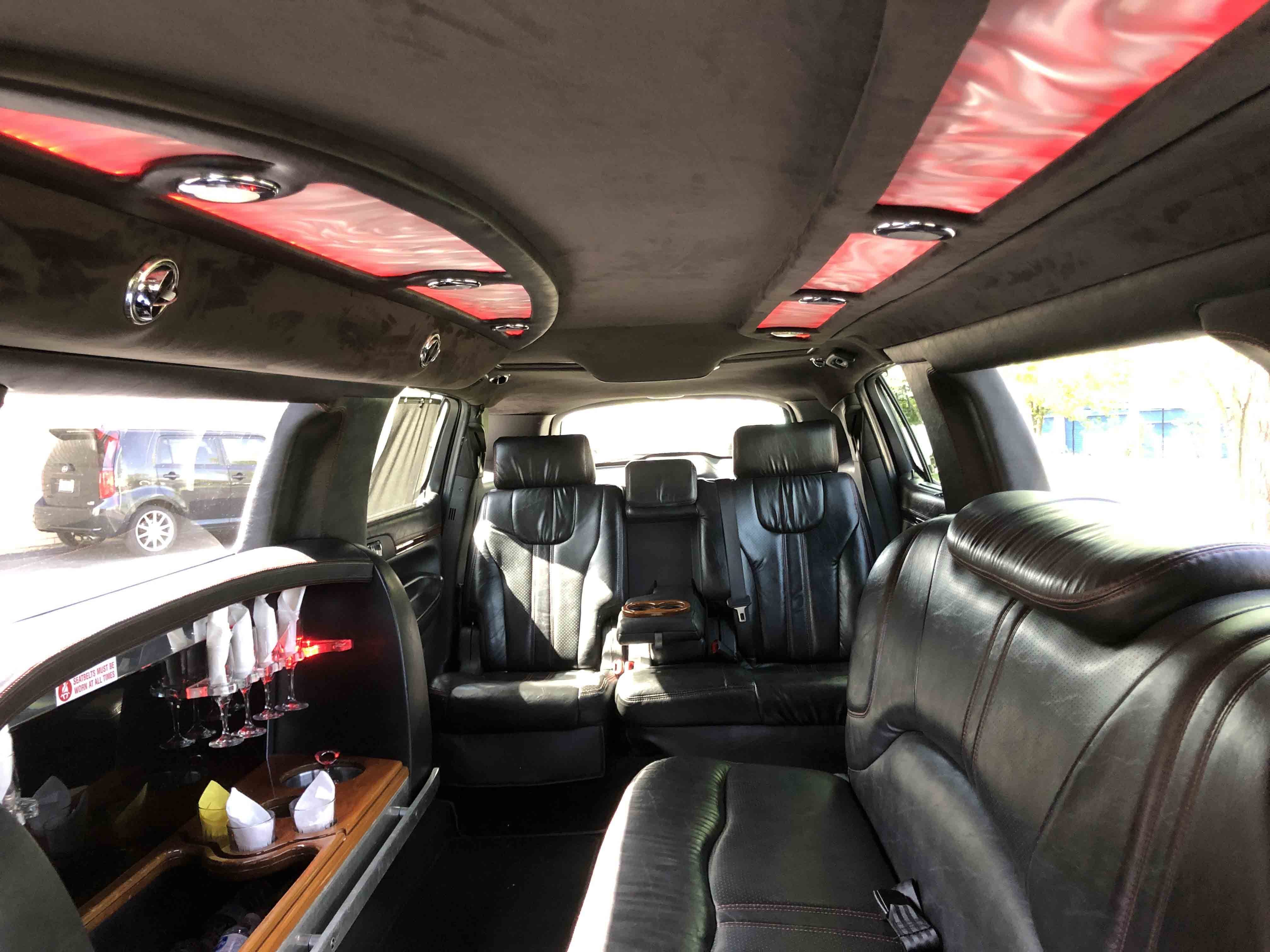 Stretchlimousine Innenausstattung Stretch limousine interior Stock-Foto